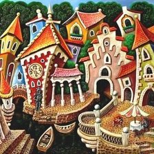 Схема вышивки «Ciudad 2»