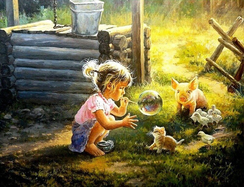 Дети - леонович, лето - оригинал