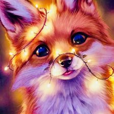 Схема вышивки «Лиса»