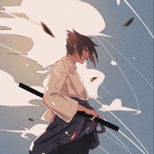 Схема вышивки «Саааске Учиха»