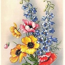 Схема вышивки «букет»