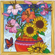 цветы в вазе