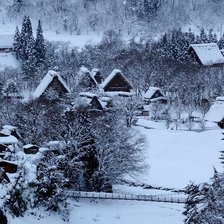 Схема вышивки «зима»