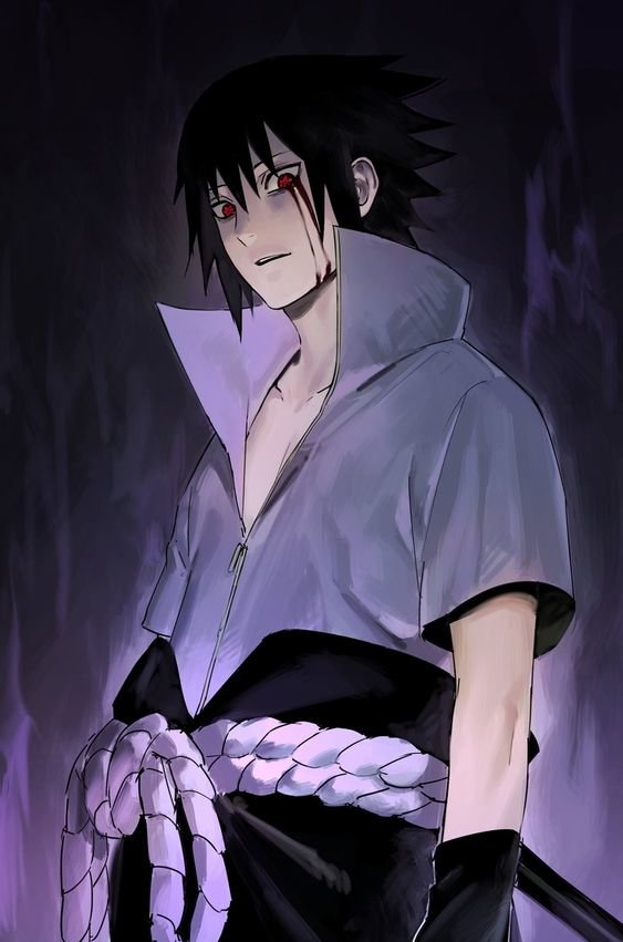 Sasuke Учиха))) - саске, аниме, наруто, учиха - оригинал