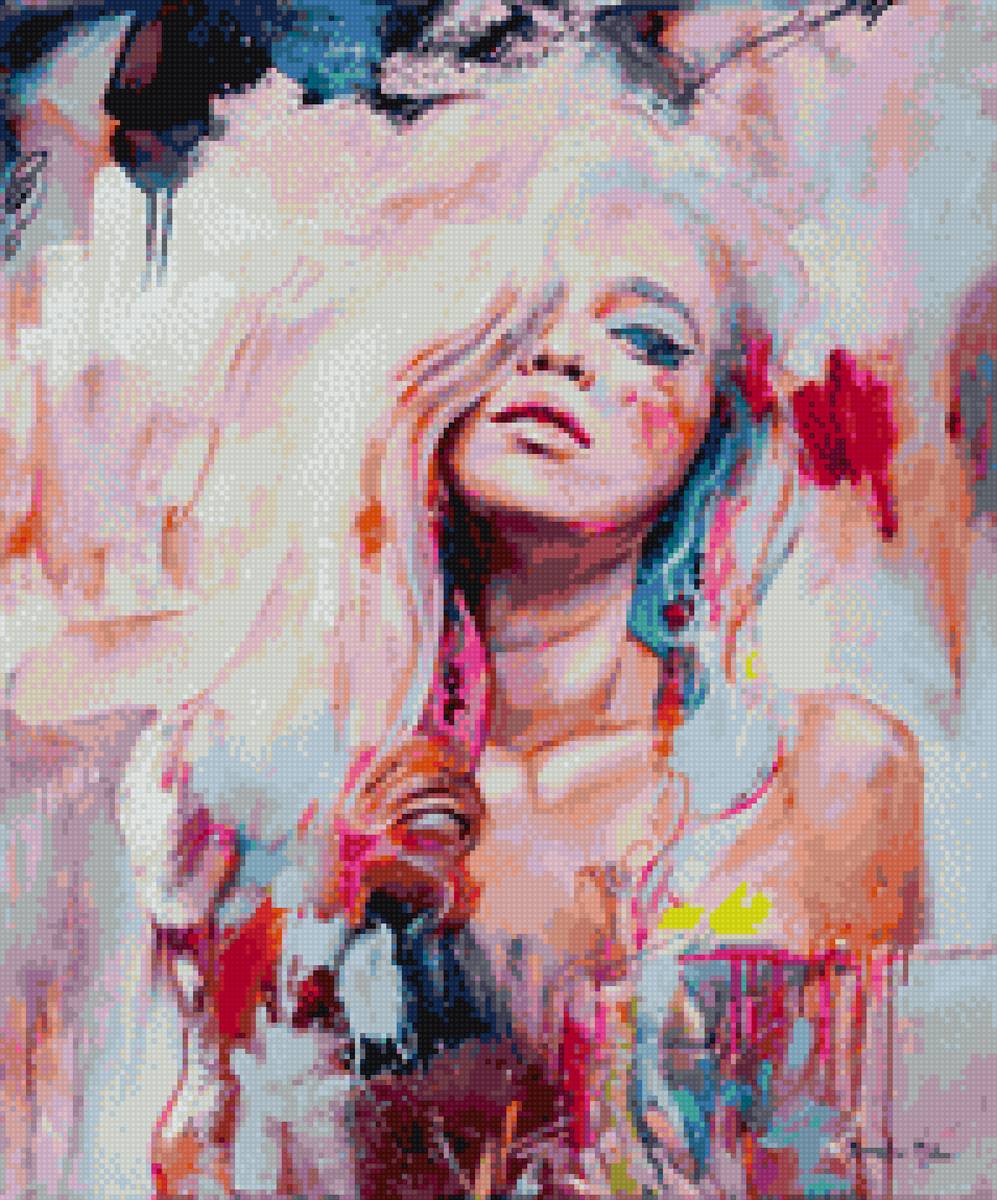 Арт дева - дева. девушка. - предпросмотр