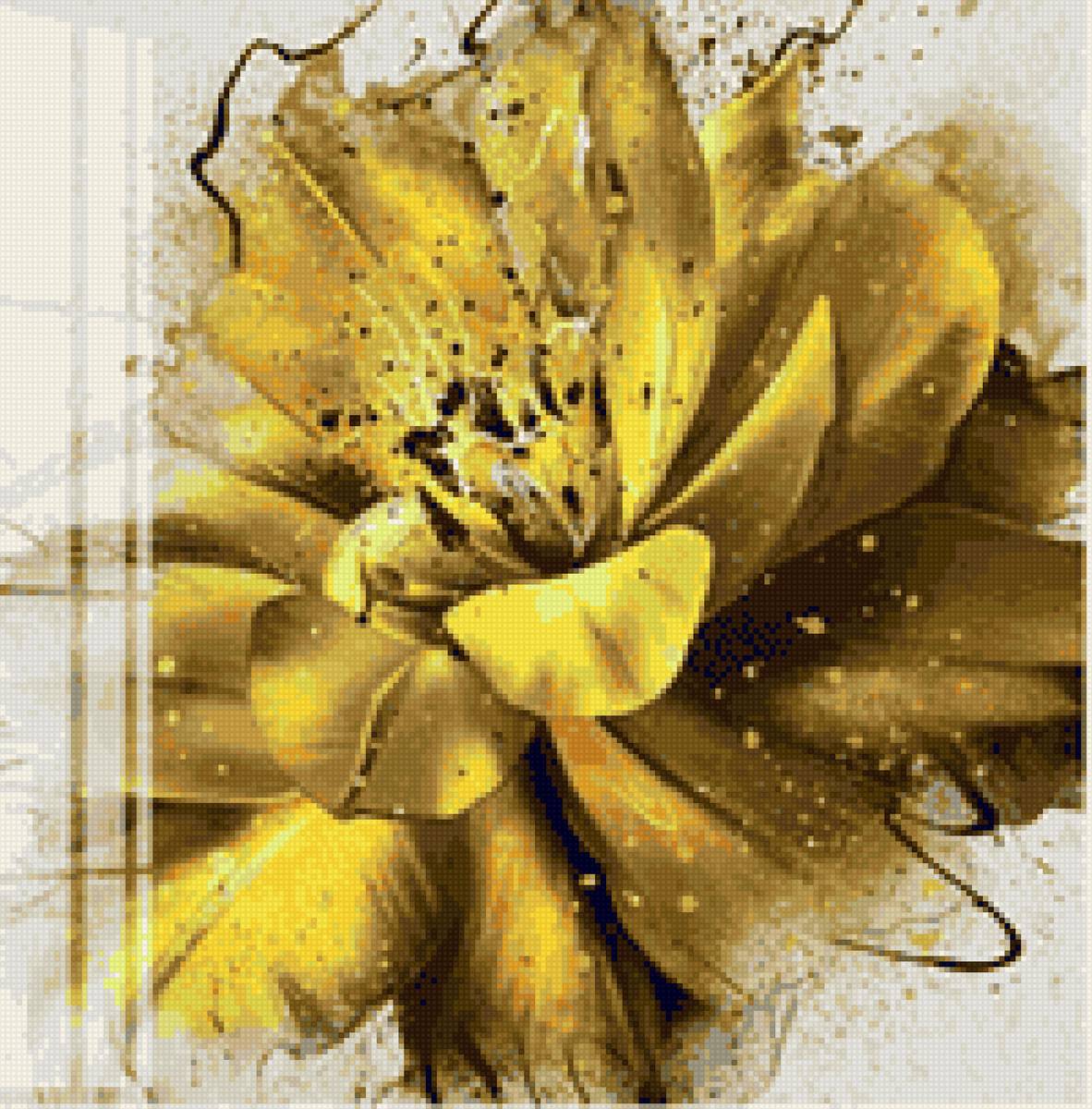 Цветы 2 (доп. к Роза ч1) - цветы, арт, абстракция - предпросмотр