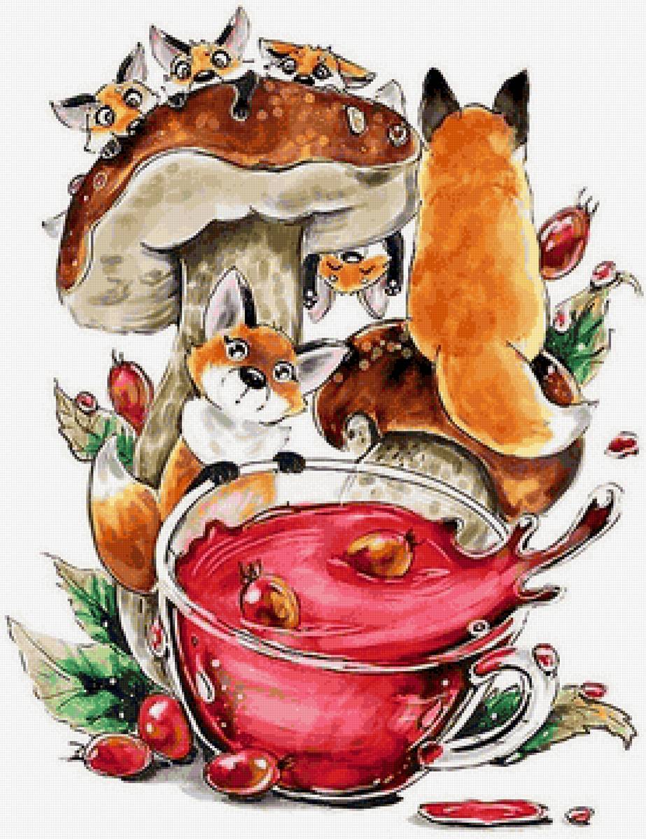 Лисята - сказочный мир - предпросмотр