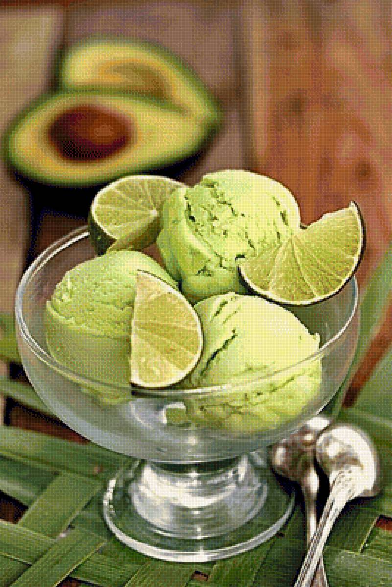 Мороженое-фисташка - натюрморт - предпросмотр