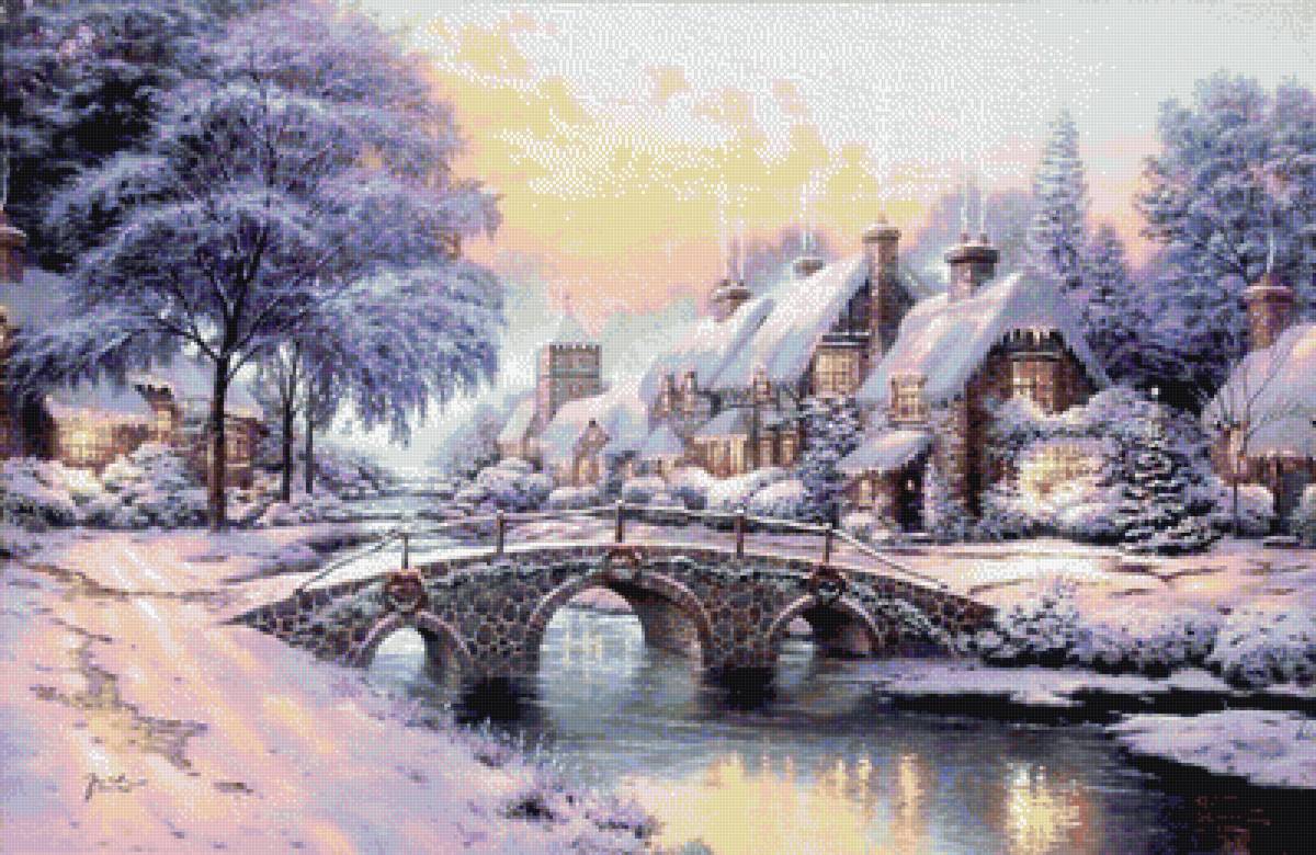 Мост к домам - предпросмотр