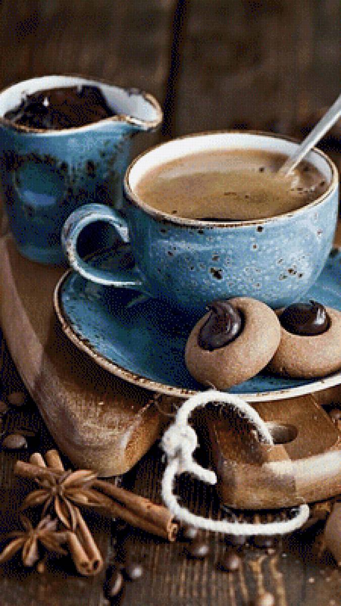 Чашка кофе - натюрморт, кофе - предпросмотр