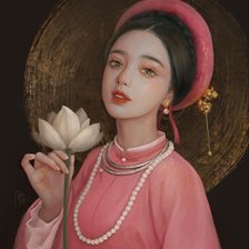 Схема вышивки «Cổ trang»