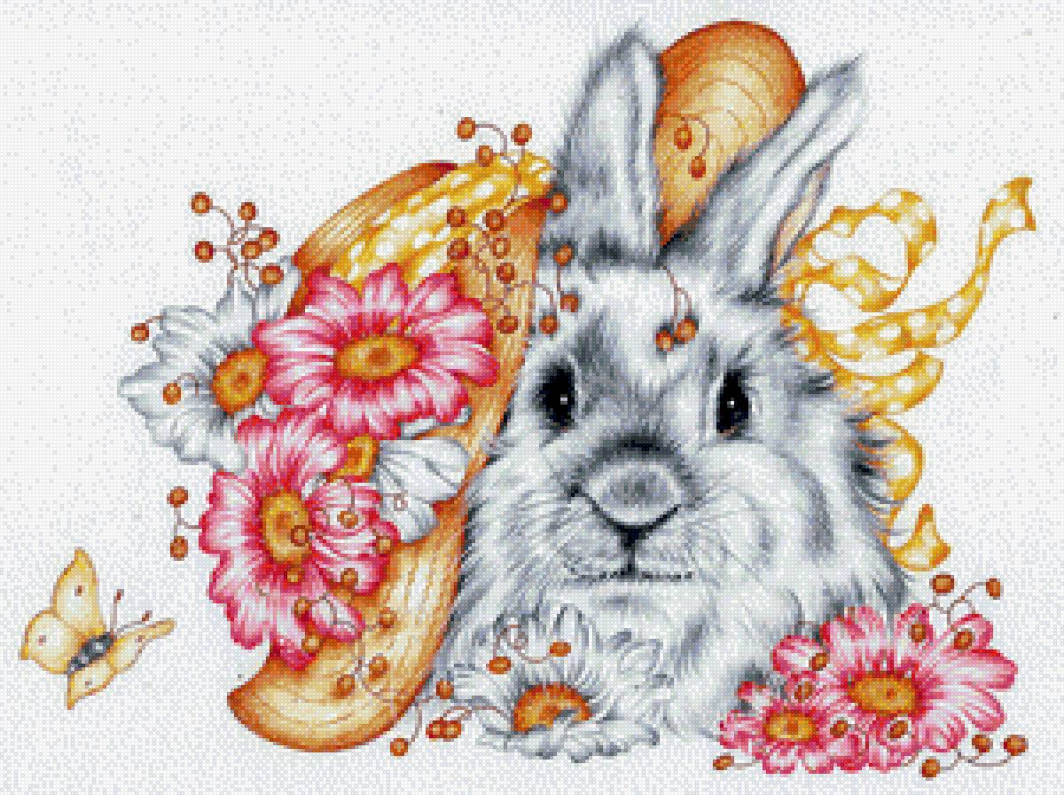 заяц - рисунок - предпросмотр