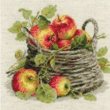 Схема вышивки «Спелые яблоки»
