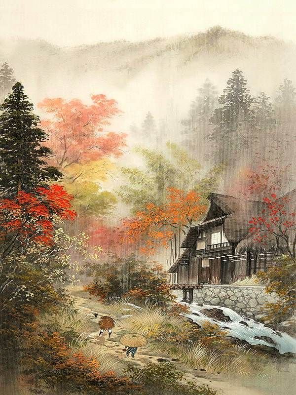 Пейзаж оранж - природа - оригинал