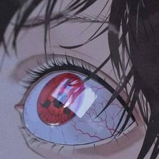 Схема вышивки «глаз»