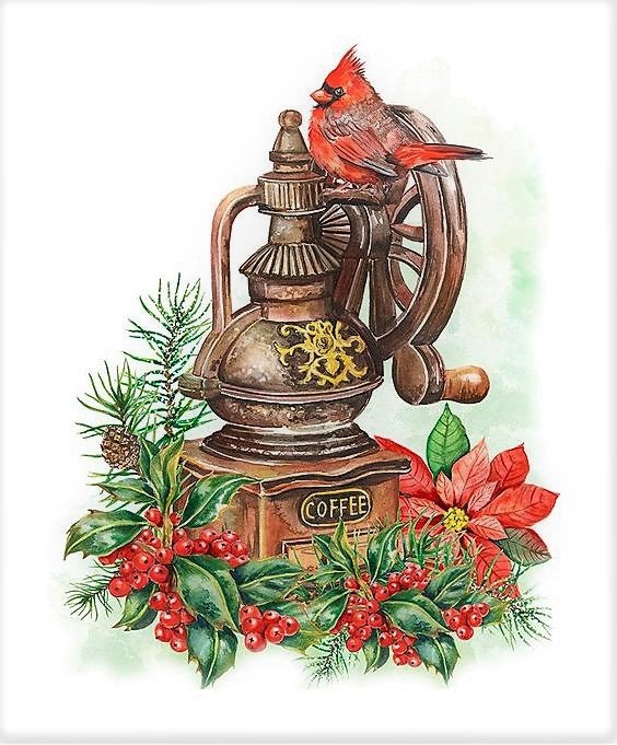 Кофемолка - декор - оригинал