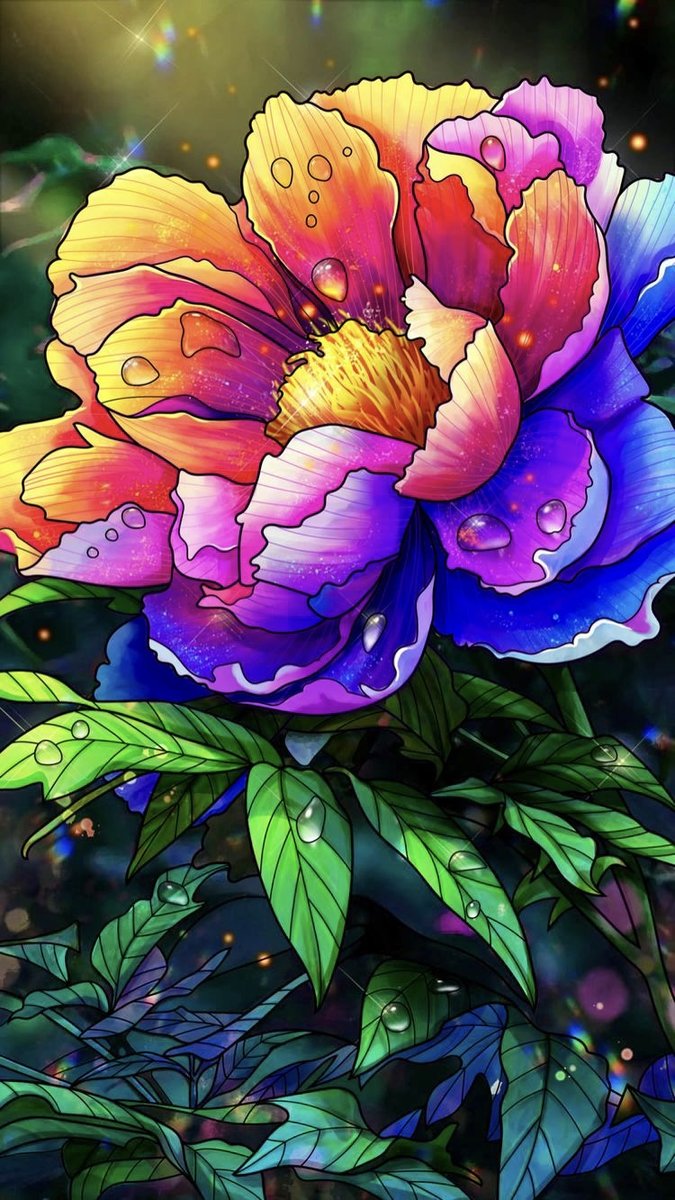 Картина пион - цветы, растения - оригинал