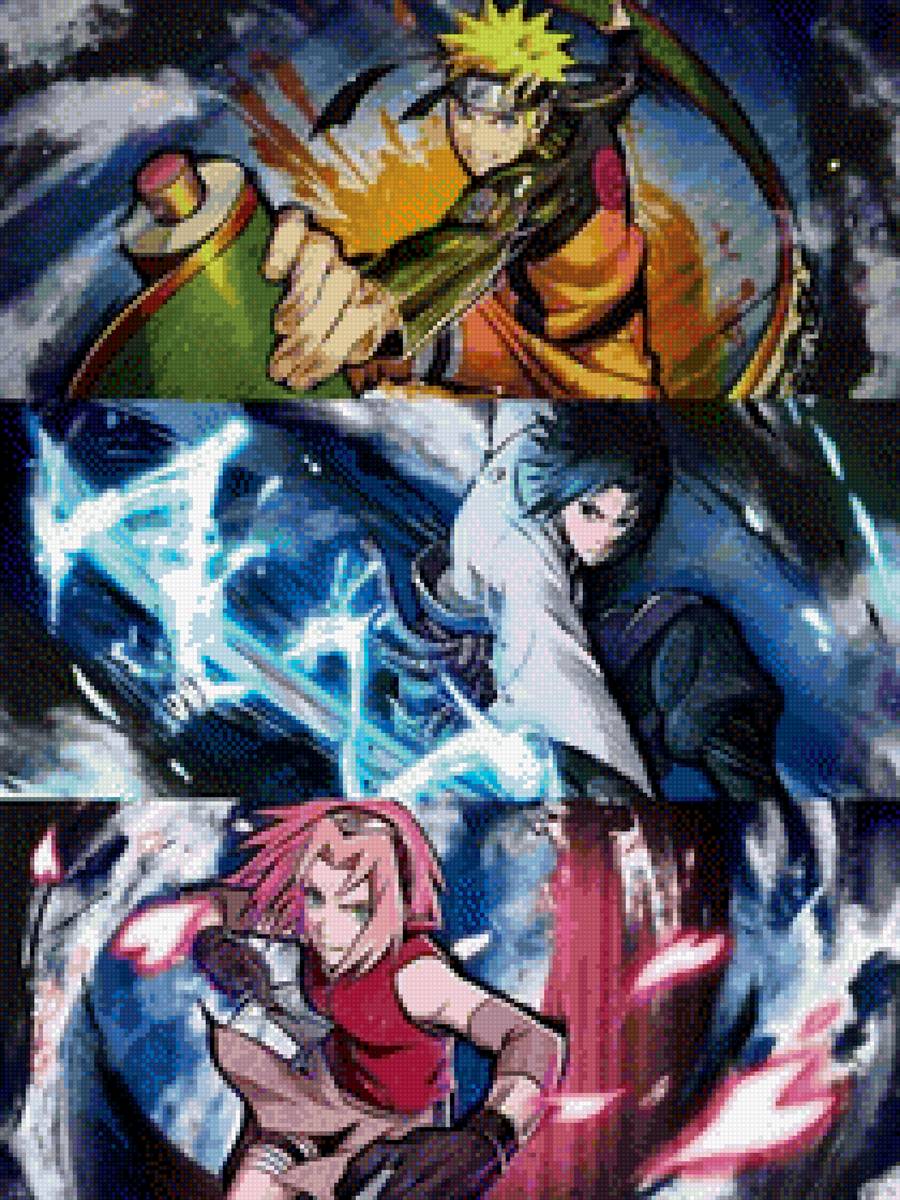 Команда №7 (Naruto) - саске, аниме, команда 7, наруто, сакура - предпросмотр