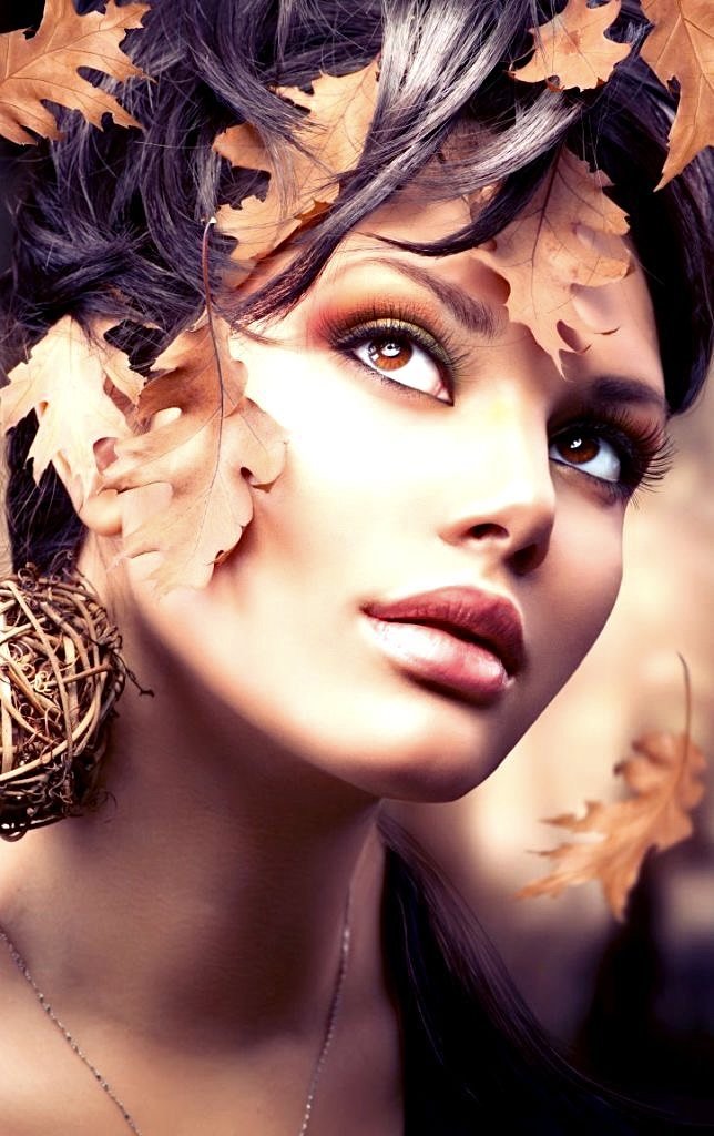 Женщина осень - девушка, женщина, человек - оригинал