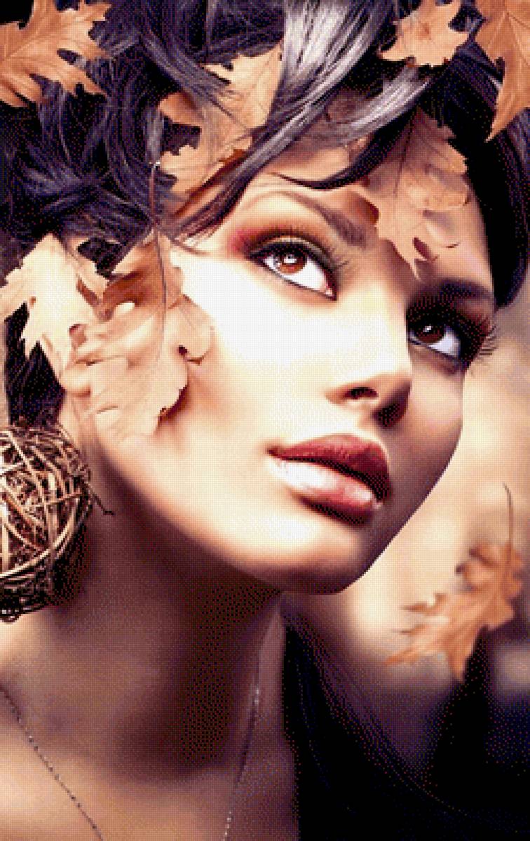 Женщина осень - женщина, человек, девушка - предпросмотр