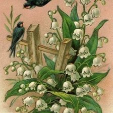 Схема вышивки «весна»