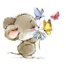 Схема вышивки «мышонок»