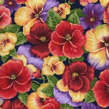 Схема вышивки «анютки»