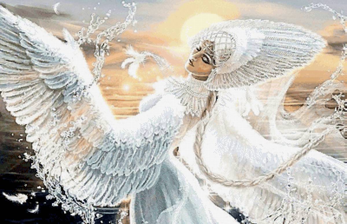 Царевна-лебедь - царевна, девушка, сказка, царевна-лебедь, солнца, лебедь - предпросмотр