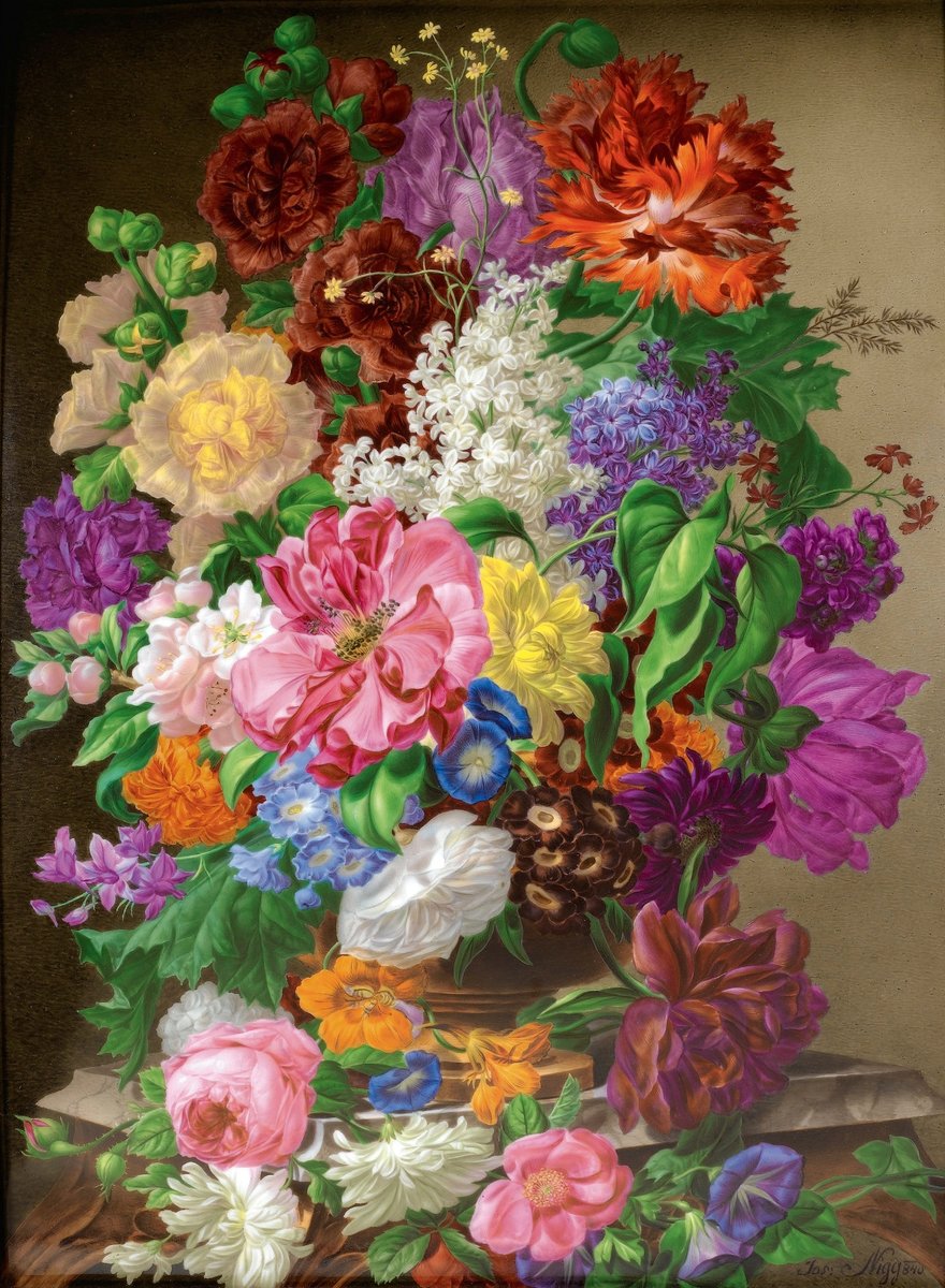 Пышный букет - натюрморт, цветы, живопись, букет - оригинал