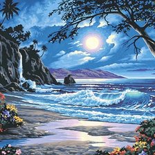 Схема вышивки «Пейзаж»