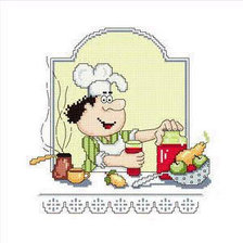 Схема вышивки «повар компот»