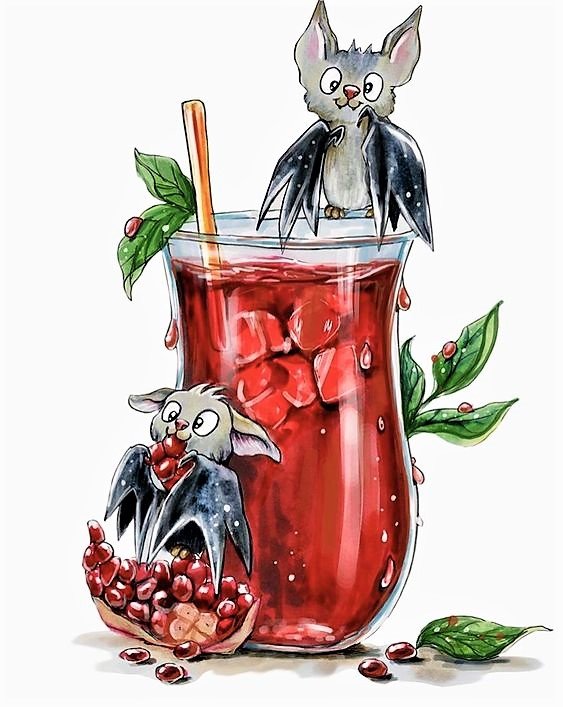 Гранатовый напиток - сказочный мир - оригинал