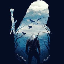 Схема вышивки «Ведьмак»