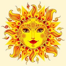 Схема вышивки «солнце»