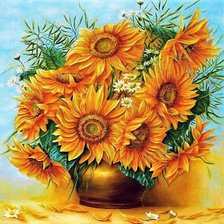 Схема вышивки «Букет»