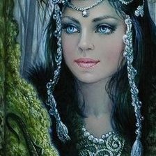 Схема вышивки «хозяйка медной горы»