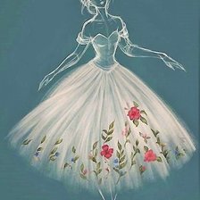 Оригинал схемы вышивки «Балерина» (№2474552)