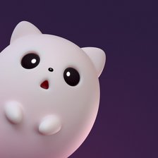 Схема вышивки «Котик»