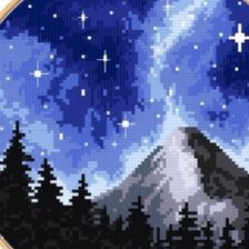 Схема вышивки «Звездная ночь»