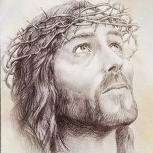 Оригинал схемы вышивки «Иисус 2» (№2476677)