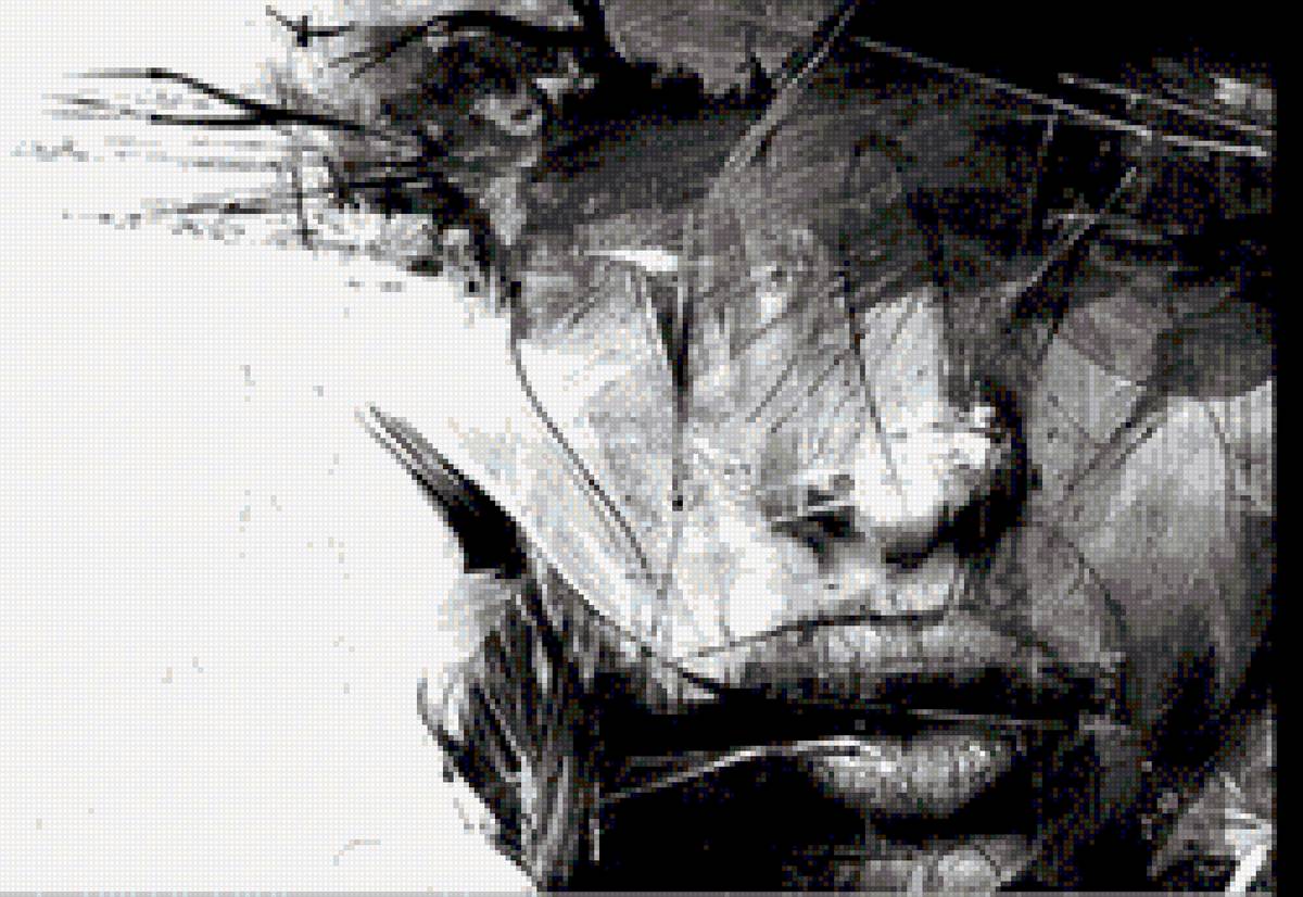 Девушка монохром - монохром, абстракция, девушка - предпросмотр