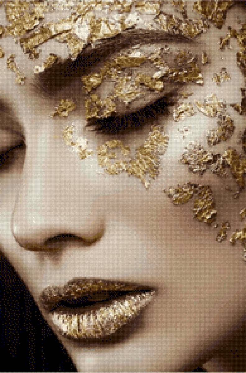 Девушка - монохром, девушка, абстракция - предпросмотр