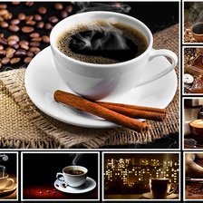 Схема вышивки «Кофемания»