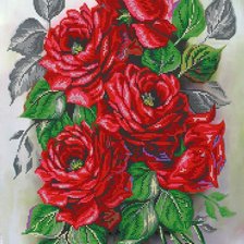 Схема вышивки «Розы»