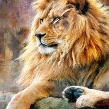 Схема вышивки «Царь зверей.»