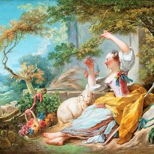 Схема вышивки «Картина Жана Оноре Фрагонара»