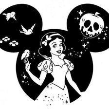 Схема вышивки «blancanieves original monocolor»