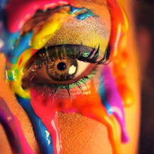 Схема вышивки «Взгляд»