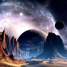 Схема вышивки «Планета»