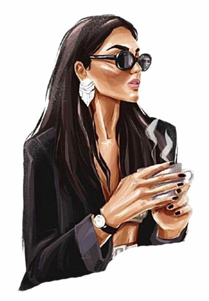 брюнетка - оригинал